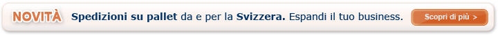 Trasporto pallet da e per la Svizzera